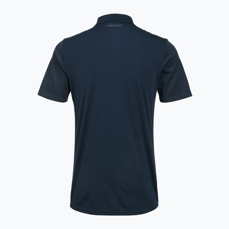 Pánske tenisové polo tričko HEAD Club 25 Tech Polo navy 8