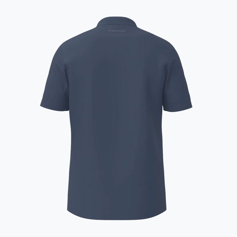 Pánske tenisové polo tričko HEAD Club 25 Tech Polo navy 8
