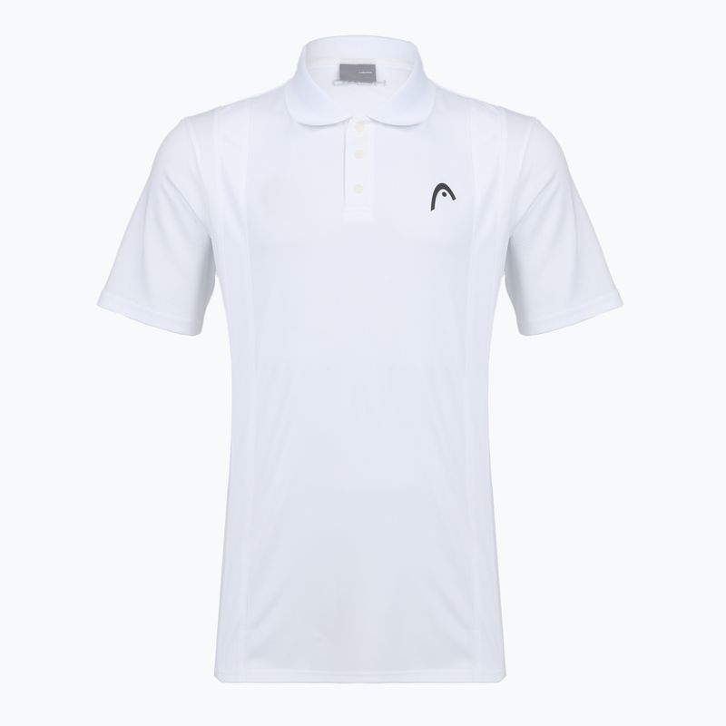 Pánske tenisové polo tričko HEAD Club 25 Tech Polo white