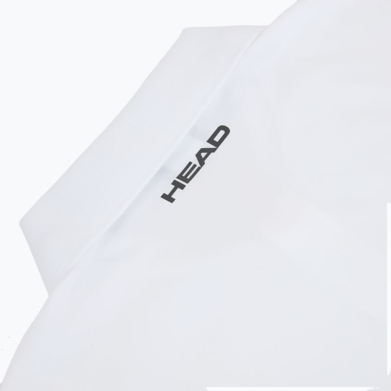 Pánske tenisové polo tričko HEAD Club 25 Tech Polo white 4