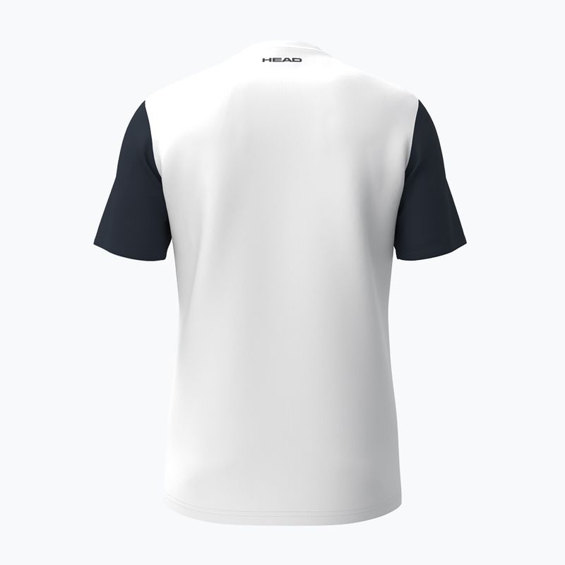 Pánske tenisové tričko HEAD Club 25 Tech navy/white 2