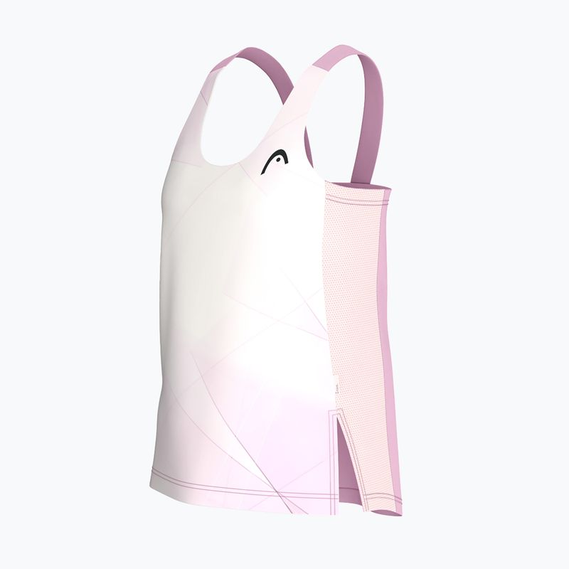 Dámske tenisové tielko HEAD Spirit Tank Top print vision w/alight lilac 3