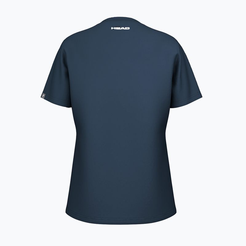 Dámske tenisové tričko HEAD Rainbow W navy 2