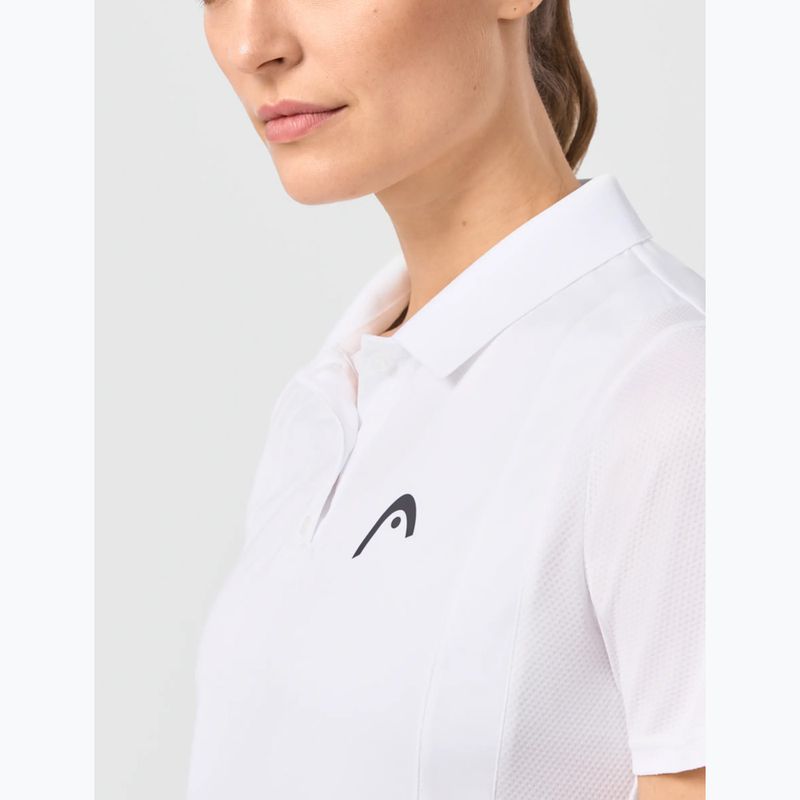 Dámske tenisové tričko HEAD Club 25 Tech Polo W white 6
