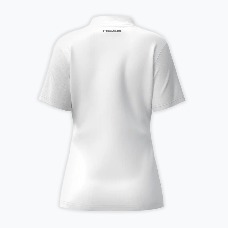 Dámske tenisové tričko HEAD Club 25 Tech Polo W white 8