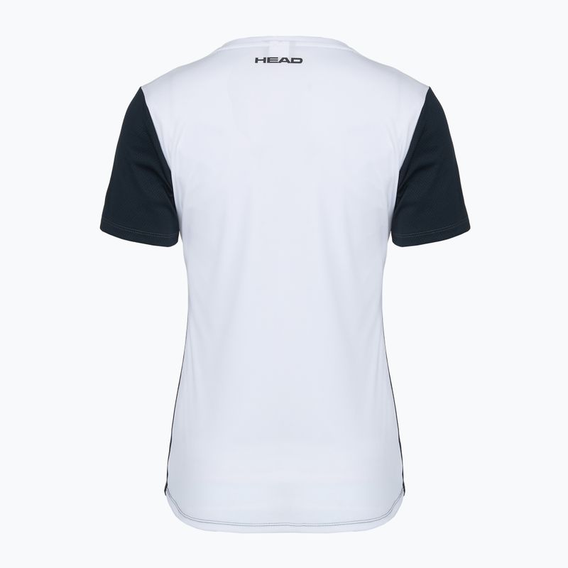 Dámske tenisové tričko HEAD Club 25 Tech W navy/white 2