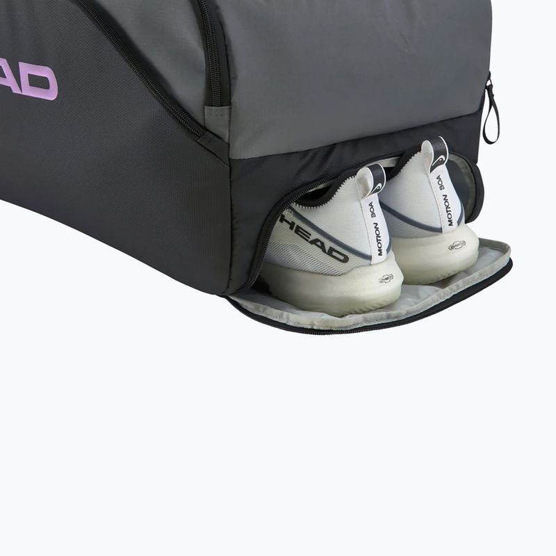 Taška HEAD Pro X Padel Duffle L 59,5 l čierna/tmavosivá 3