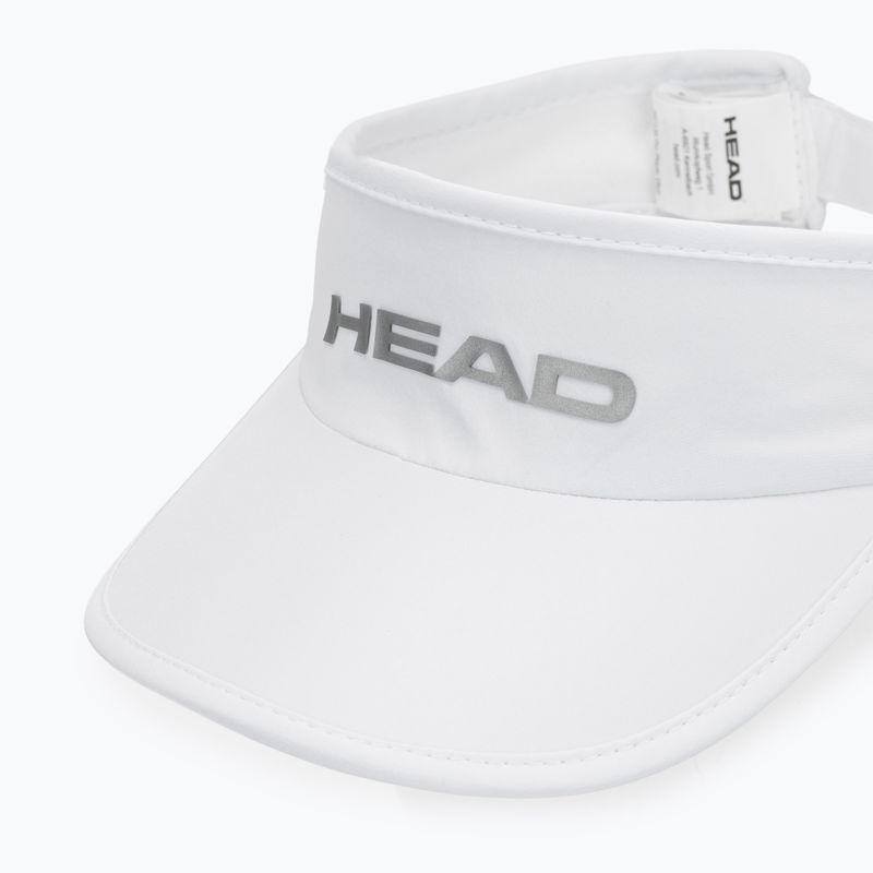 Tenisový šilt HEAD Pro Player biely 3