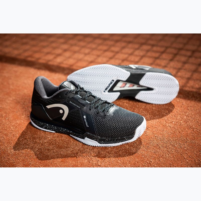 Pánska tenisová obuv HEAD Sprint Pro 4.0 SF Clay black/white 8