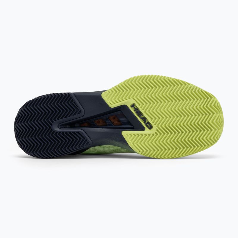 Pánska tenisová obuv HEAD Sprint Pro 4.0 Clay lime/ navy 4