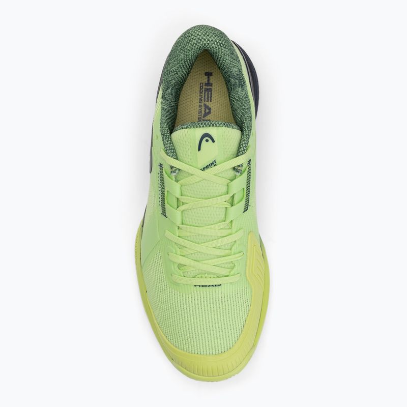 Pánska tenisová obuv HEAD Sprint Pro 4.0 Clay lime/ navy 5