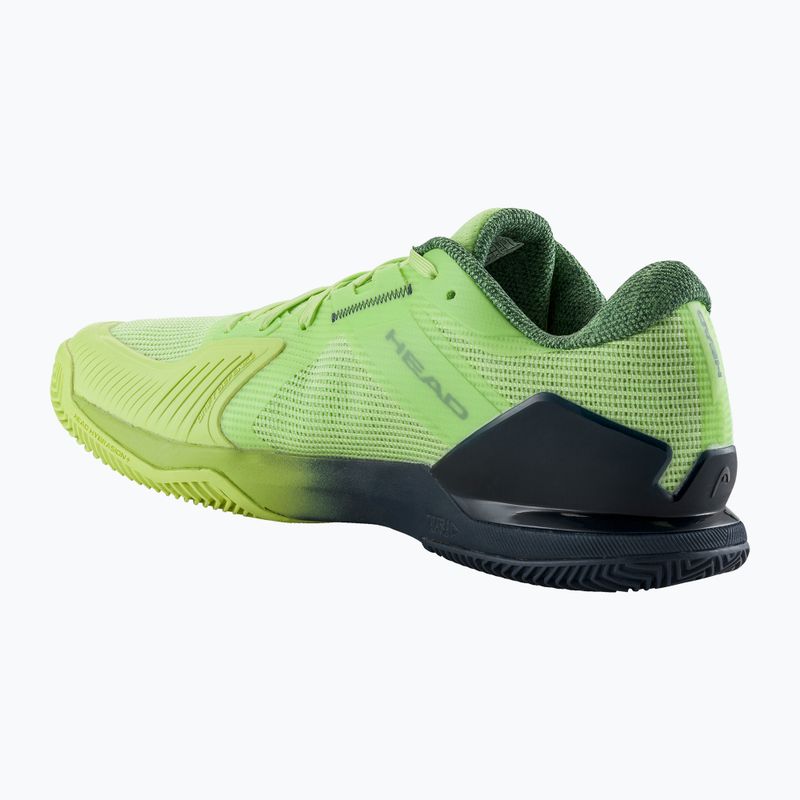 Pánska tenisová obuv HEAD Sprint Pro 4.0 Clay lime/ navy 2