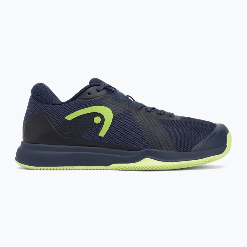 Pánska tenisová obuv HEAD Sprint Team 4.0 Clay navy/ lime 2