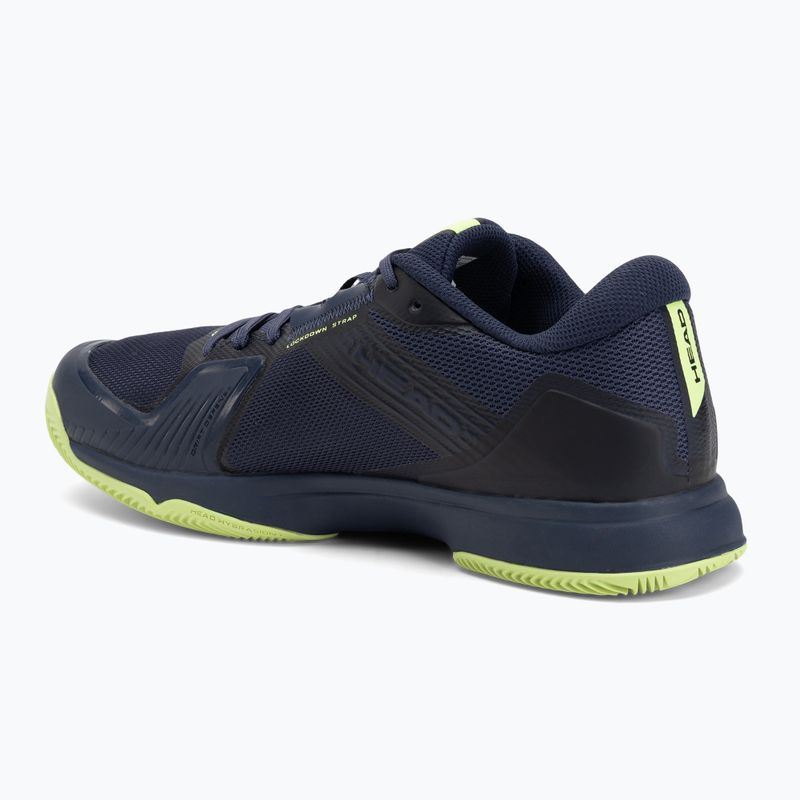 Pánska tenisová obuv HEAD Sprint Team 4.0 Clay navy/ lime 3