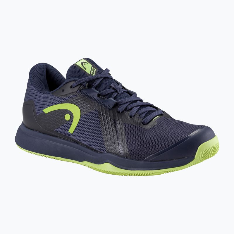 Pánska tenisová obuv HEAD Sprint Team 4.0 Clay navy/ lime