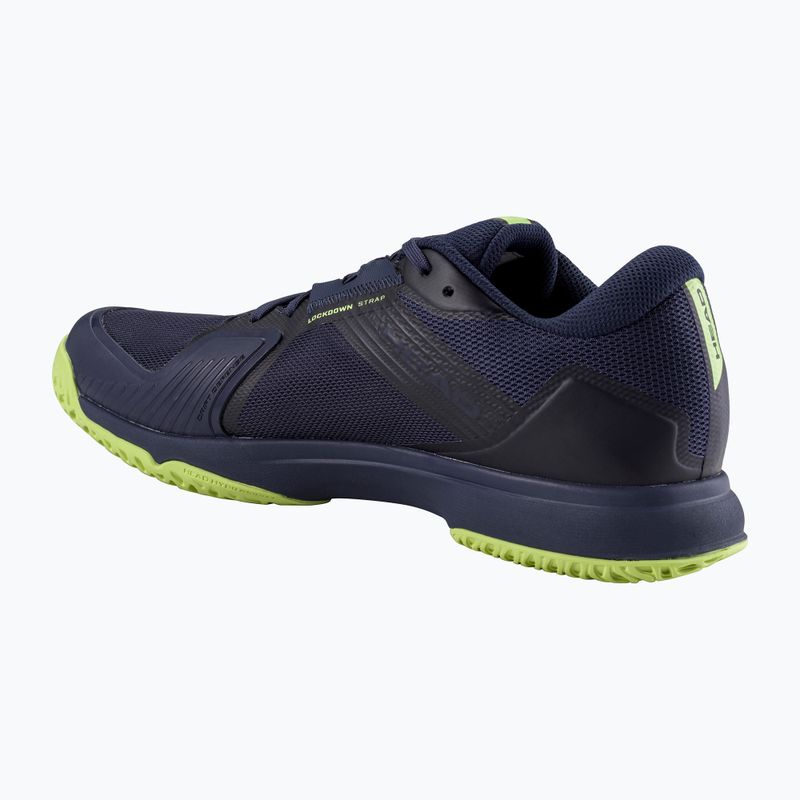 Pánska tenisová obuv HEAD Sprint Team 4.0 Clay navy/ lime 2