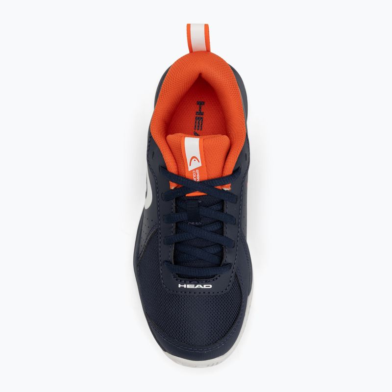 Detská tenisová obuv HEAD Sprint Court 4.0 dark blue/red 5
