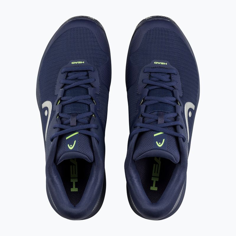 Pánska tenisová obuv HEAD Revolt Evo 2.0 Clay navy/ lime 4