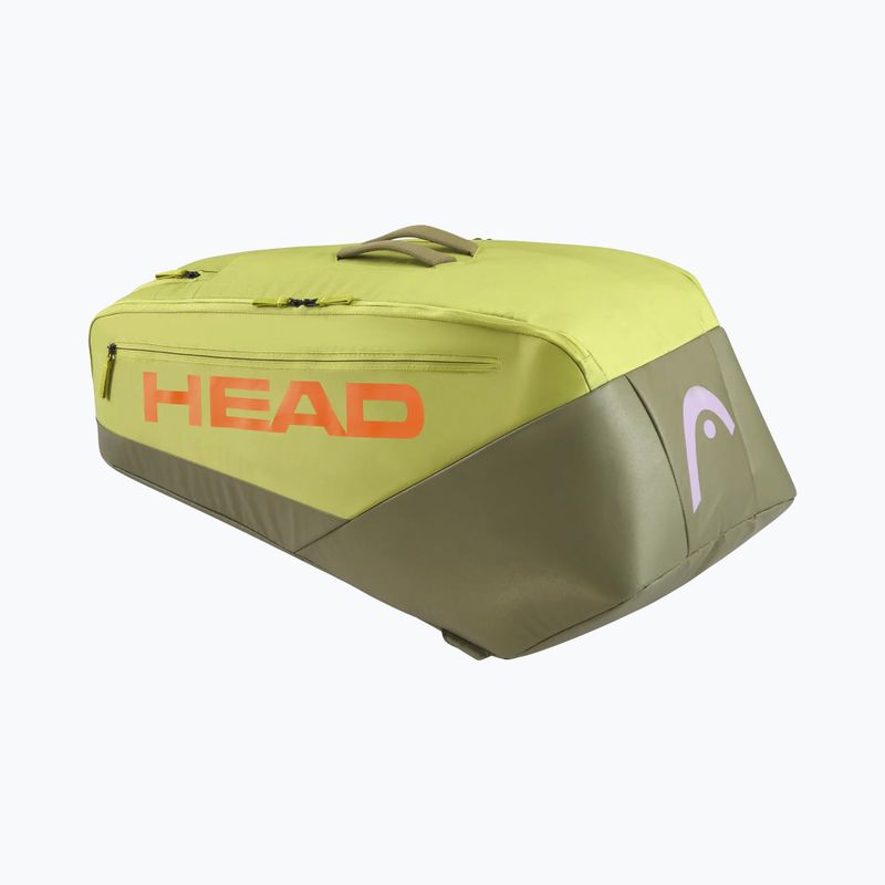Tenisová taška HEAD Pro Racquet Bag L 62 l green/orange 2