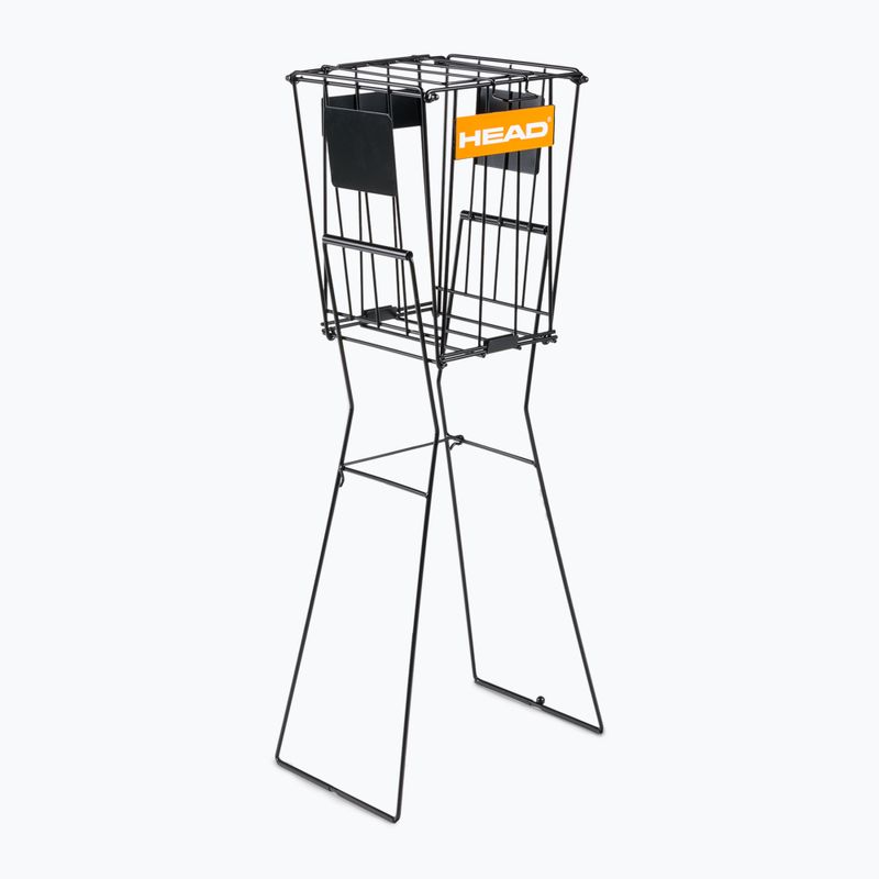 Košík na tenisové loptičky HEAD s oddeľovačom čierny 287251