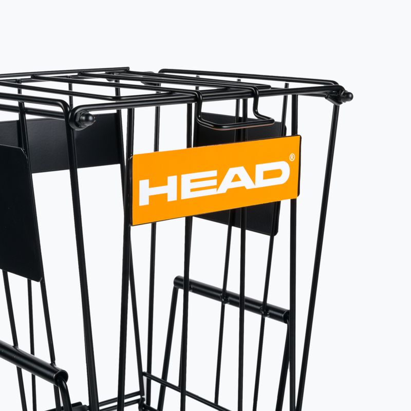 Košík na tenisové loptičky HEAD s oddeľovačom čierny 287251 4
