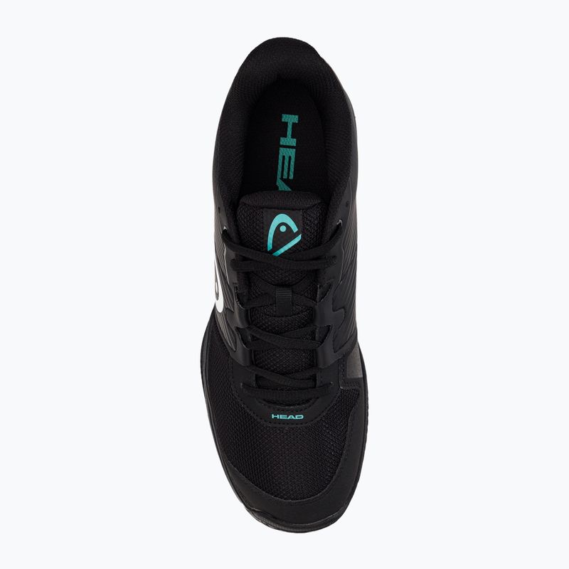 HEAD Revolt Court pánska tenisová obuv black/teal 6