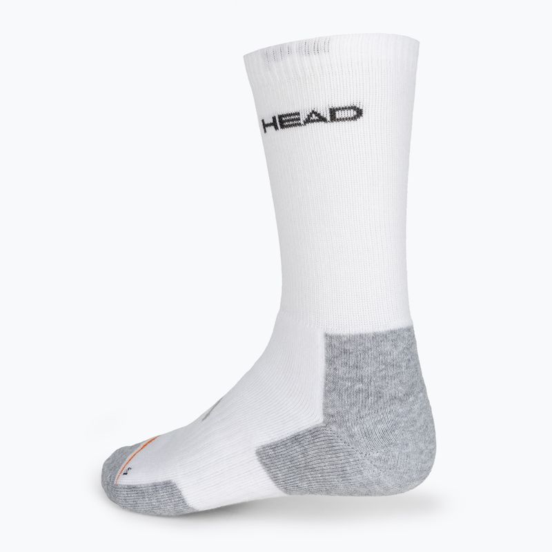 HEAD Ponožky Tenisové 1P Crew Athletes white 811954WH 2