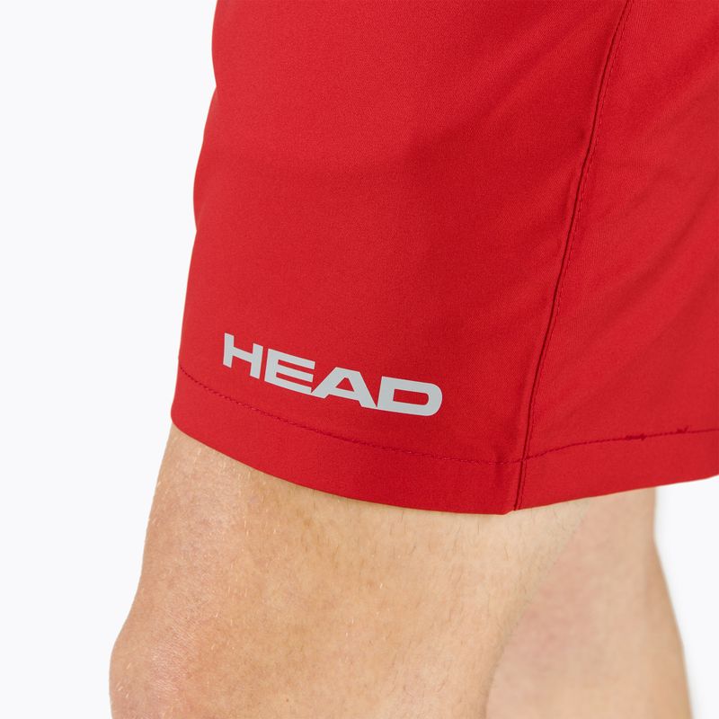 Pánske tenisové šortky HEAD Club červené 811379 4