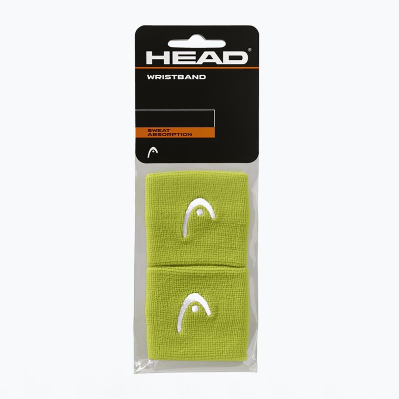 Náramok HEAD 2,5" 2 ks žltý 285050 3