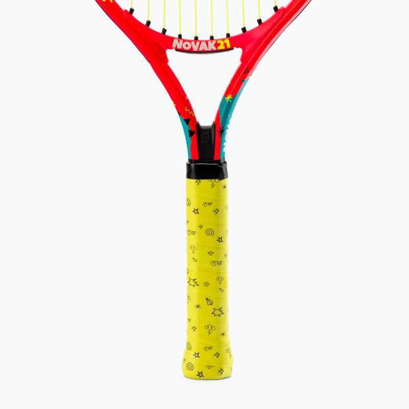 Detská tenisová raketa HEAD Novak 21 červená/žltá 233520 4