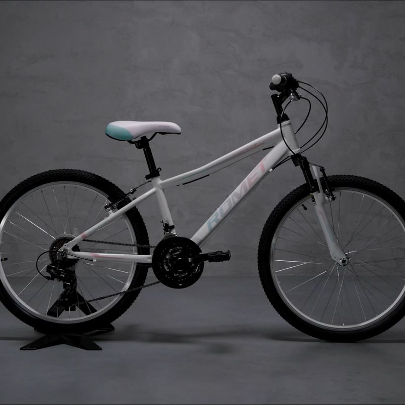 Detský bicykel Romet Jolene 24 biely 2224608 14