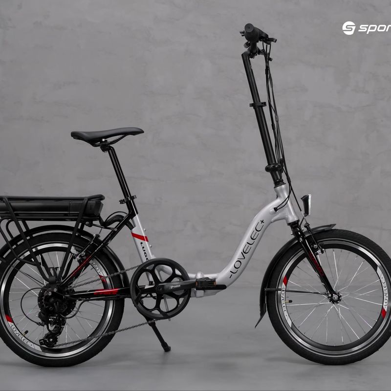 Strieborný elektrický bicykel Lovelec Lugo 10Ah B400261 16