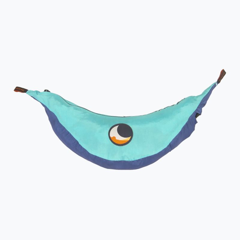 Turistická hamaka pre 2 osoby Ticket To The Moon King Size royal blue/turquoise 2