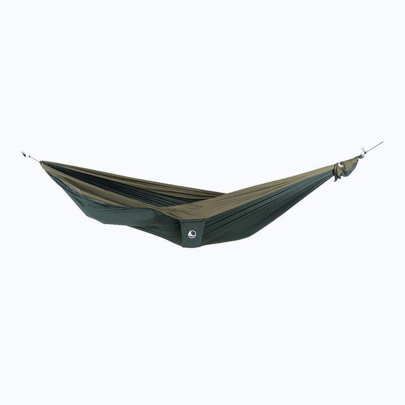 Turistická hamaka pre 2 osoby Ticket To The Moon King Size dark green/army green