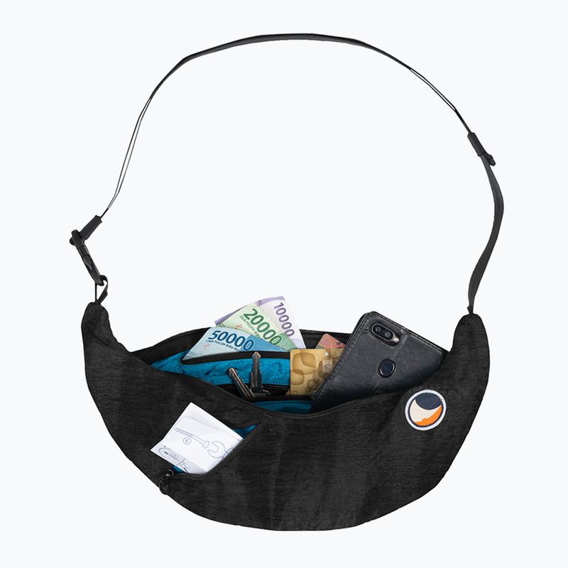 Taška cez rameno Ticket To The Moon Upcycled Sling black 4