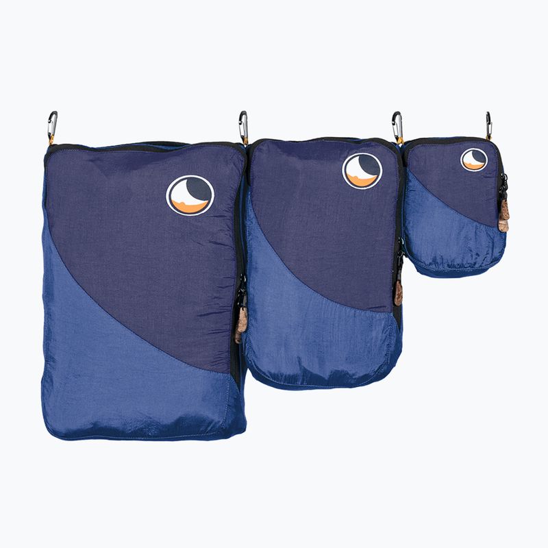 Súprava organizátorov Ticket To The Moon Travel Cube Set 3 szt. royal blue/navy blue