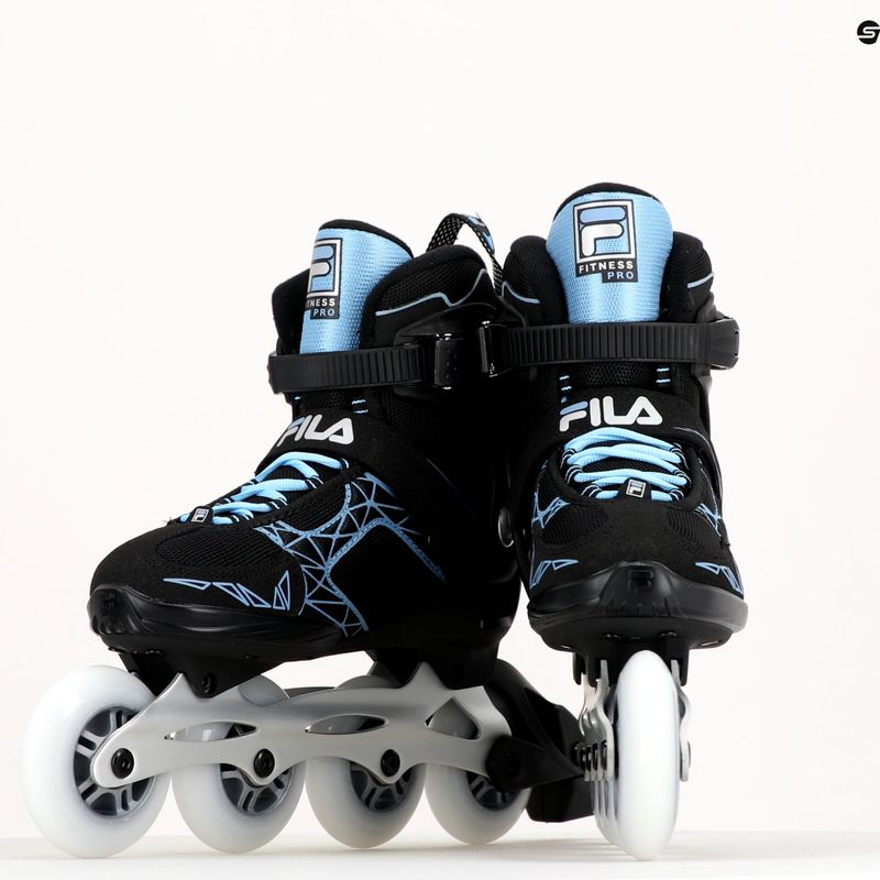 Dámske kolieskové korčule FILA Legacy Pro 84 black/light blue 9