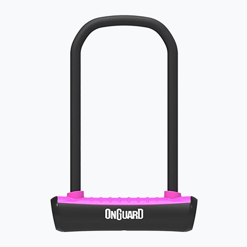 Zámok na bicykel OnGuard Neon 8152PN U-Lock čierny/ružový