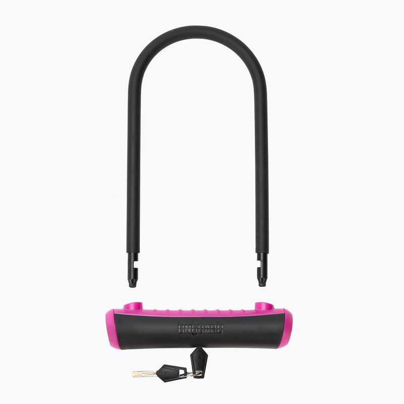 Zámok na bicykel OnGuard Neon 8154PN U-Lock čierny/ružový 2