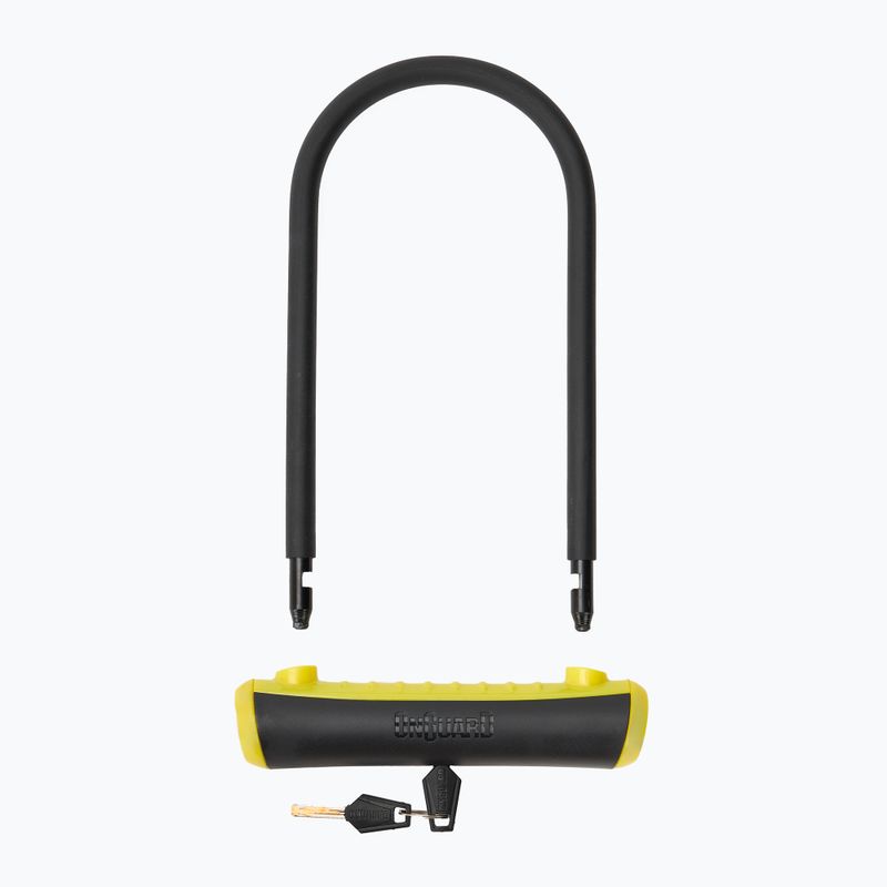 Zámok na bicykel OnGuard Neon 8154YL U-Lock čierno-žltý 2