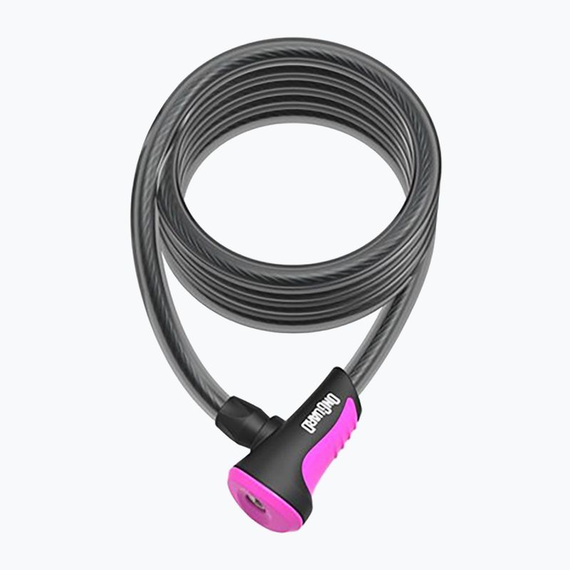 Zámok na bicykel OnGuard Neon 8162PN black/pink