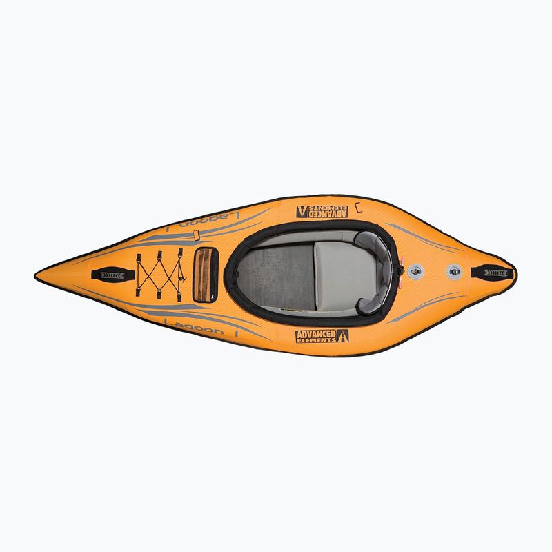 Nafukovací kajak pre 1 osobu Advanced Elements Lagoon 1 TM with Pump 254 cm orange/gray 3