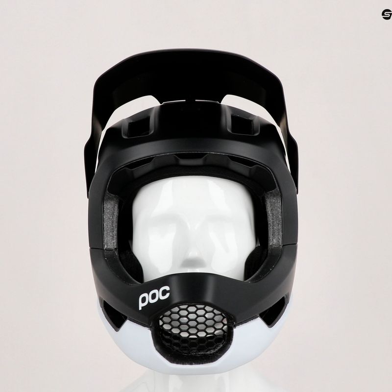 Cyklistická prilba POC Otocon Race MIPS uranium black/hydrogen white matt 12