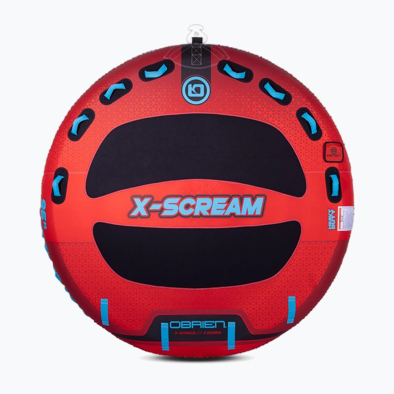 Plavák na ťahanie O'Brien X-Scream Boat Tube Red/Blue 2