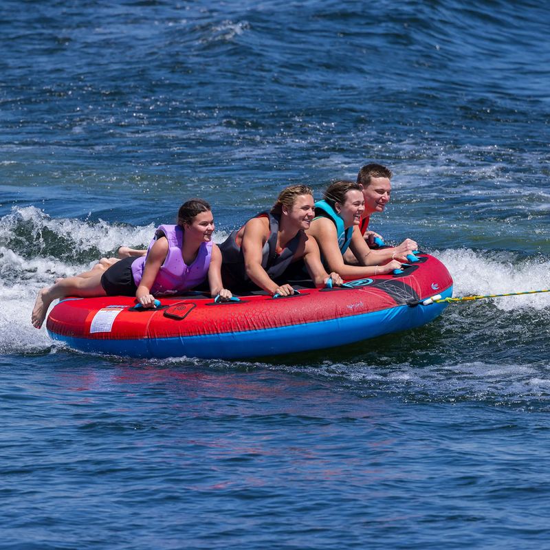 Plavák na ťahanie O'Brien X-Scream Boat Tube Red/Blue 7