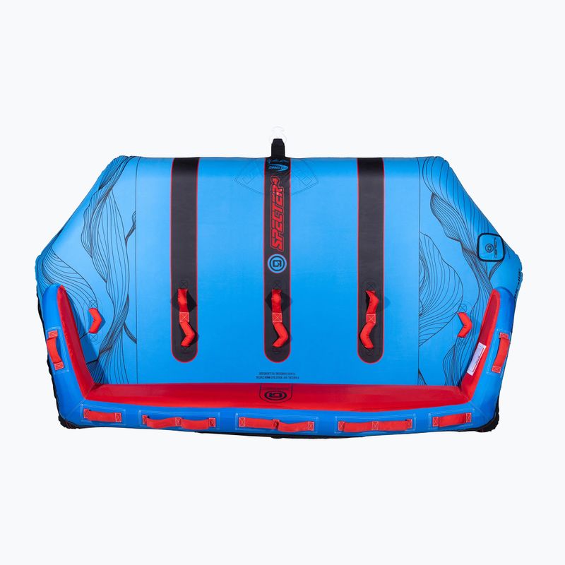 Plavák na ťahanie O'Brien Specter 4 Towable Boat Tube blue/red 2
