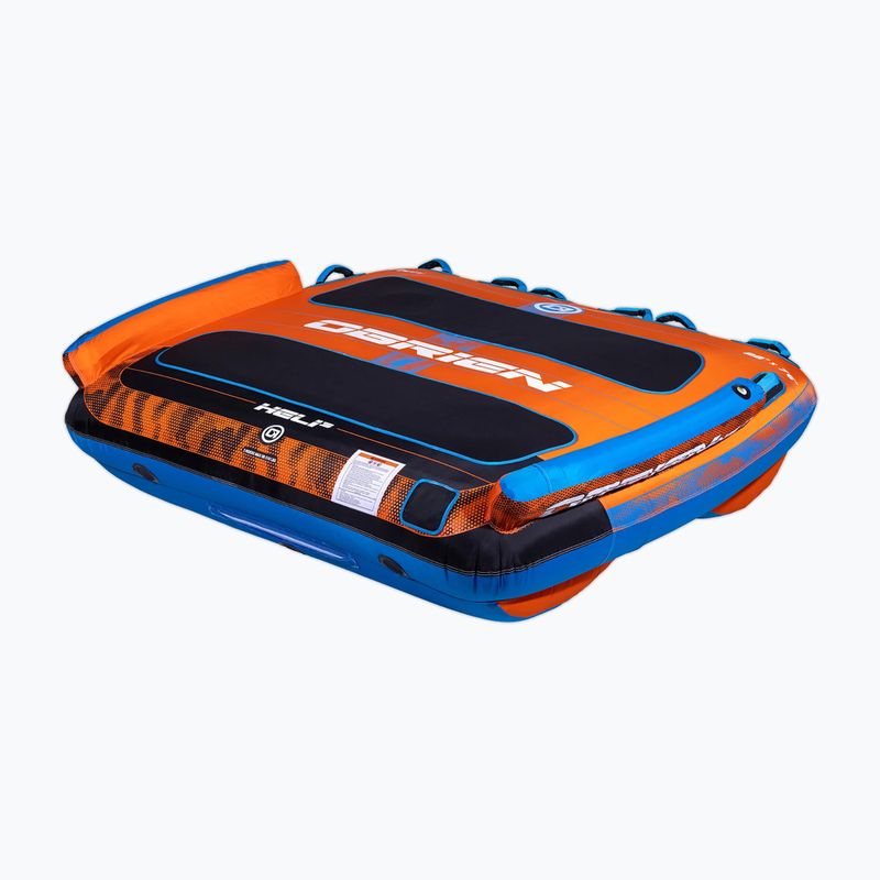 Plavák na ťahanie O'Brien Heli 3 Boat Tube Orange / Blue