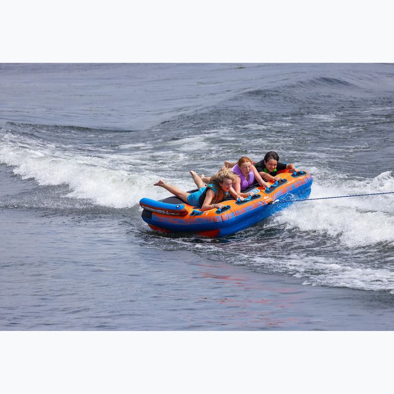 Plavák na ťahanie O'Brien Heli 3 Boat Tube Orange / Blue 8