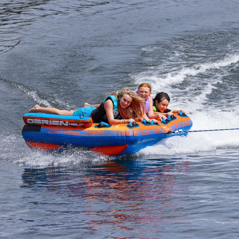 Plavák na ťahanie O'Brien Heli 3 Boat Tube Orange / Blue 9