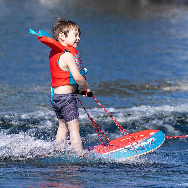 Zostava vodných lyží pre deti O'Brien Platform Trainer Waterski red/blue 4